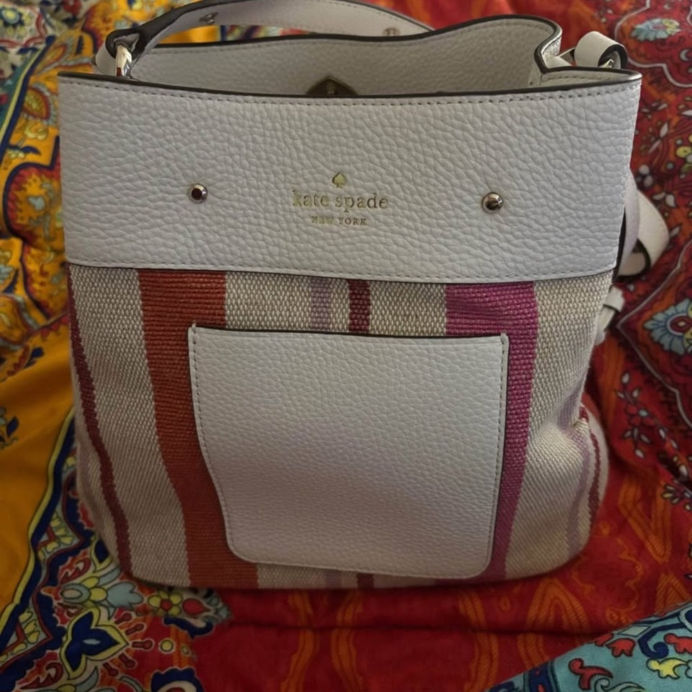 Kate Spade Multicolor Striped Backpack